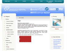 Tablet Screenshot of janouch-dental.cz